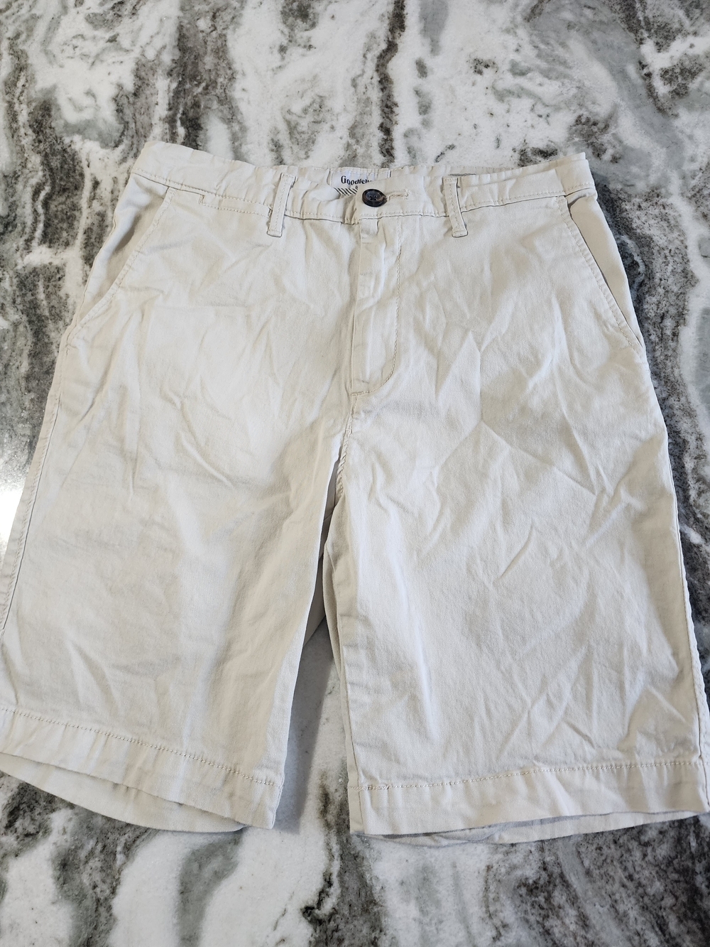 Goodfellow & Co Beige/Tan Flat Front Men’s Chino Shorts